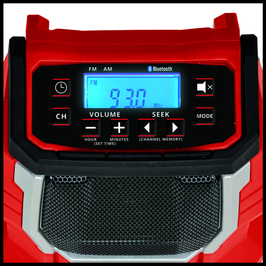 EINHELL TC-RA 18 Li BT - Solo Akumulatorski radio i Bluetooth zvučnik 3408017 - 5