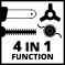 GE-LM 36/4in1 Li-Solo, Cordl. Multifunctional Tool-GT, - 4