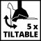 EINHELL Akumulatorski trimer za travu GE-CT 18 Li + 2,5 Ah starter kit - 5
