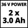 AGILLO Kit (2×3,0Ah), Akumulatorska kosa/trimer - 4