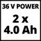 GE-CM 43 Li M Kit (2×4,0Ah), Akumulatorska kosačica za travu Set - 3