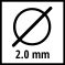 Struna super cut line 2,0mm 15m, Struna, kvadratni presek - 2