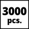 3000 delni set klinova, 25mm za DTA 25/1 - 2