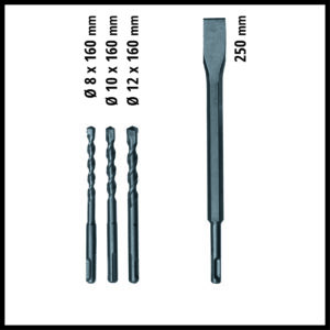 EINHELL TC-RH 620 4F Kit Čekić bušilica set 4257992 - 12