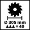 TC-MS 3017 T, Preklopna testera sa stolom - 4