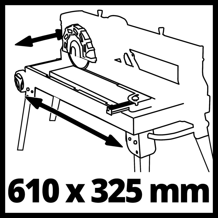 EINHELL TE-TC 620 U Rezač pločica sa postoljem 4301295 - 2