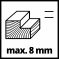 EINHELL Akumulatorsko rende TE-PL 18/82 Li + 2,5 Ah Starter Kit - 6