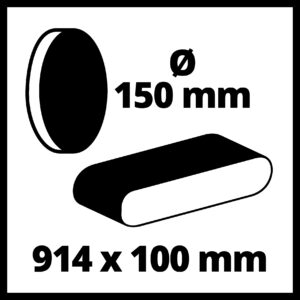 EINHELL TC-US 380 Stacionarna brusilica/šlajferica sa trakom i diskom 4419257 - 4
