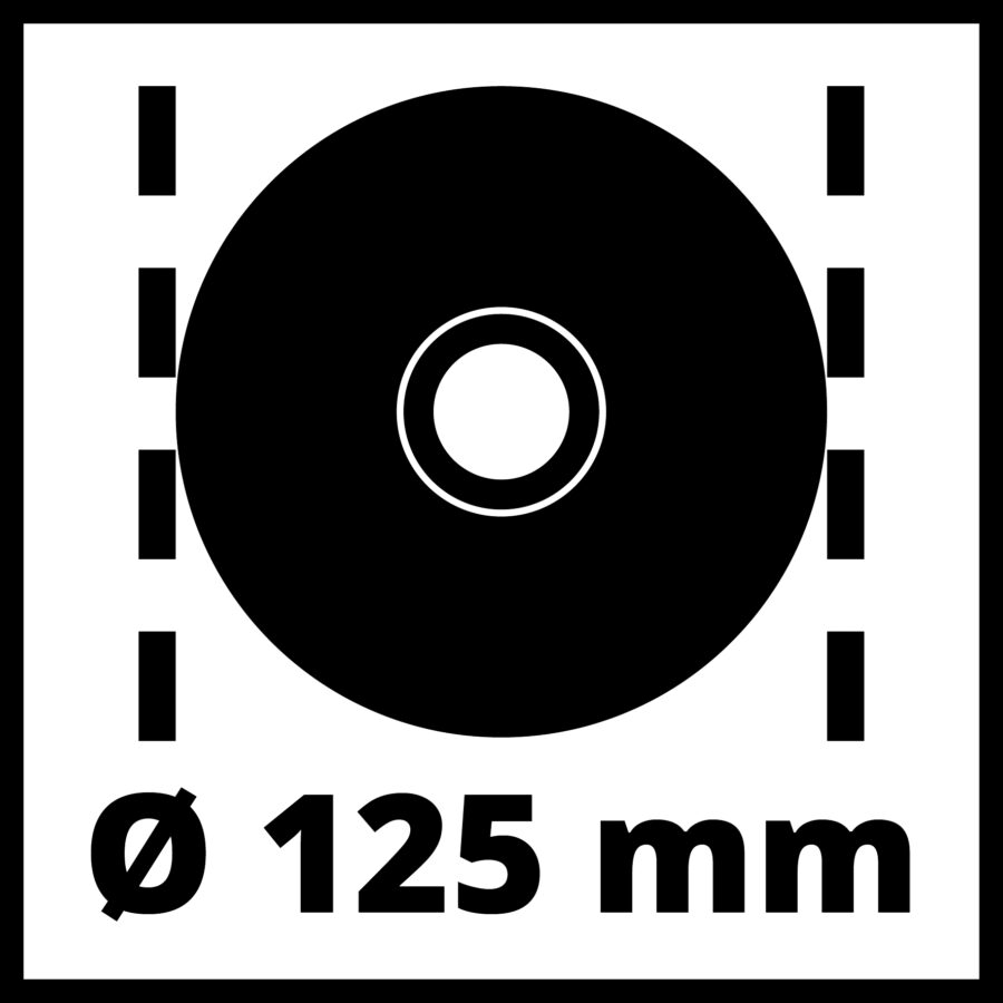 EINHELL TC-AG 125 Ugaona brusilica 4430619 - 4