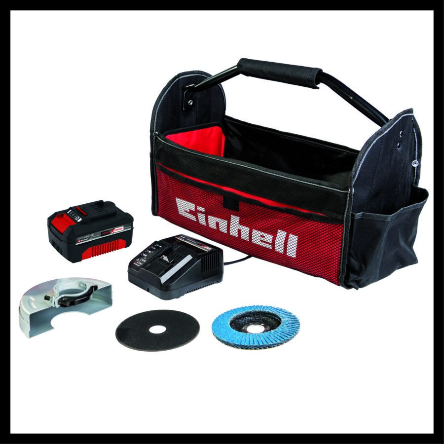 EINHELL TE-AG 18/115 Li (1x4,0Ah) Akumulatorska ugaona brusilica 4431134 - 11