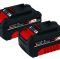 Električni-X-Change Twinpack 18V 2×4,0Ah Baterija, Komplet dve PXC baterije - 1