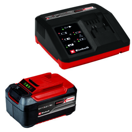 EINHELL PXC-Starter-Kit, 5,2Ah & 4A Fastcharger 4512114 - 1