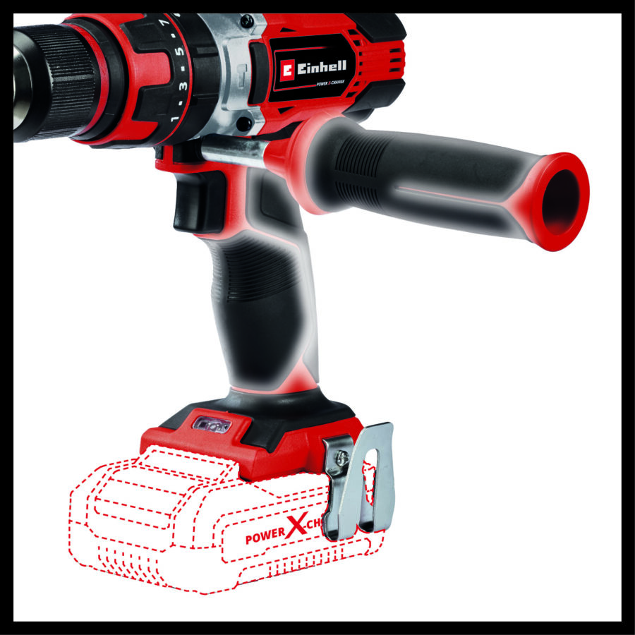 EINHELL Akumulatorska udarna bušilica TE-CD 18/48 Li-i + 2,5 Ah Starter Kit 4513926/3810000033 - 5