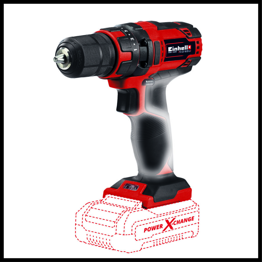 EINHELL TC-CD 18/35 Li - Solo Akumulatorska bušilica 4513927 - 7