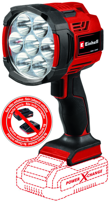 EINHELL TE-CL 18/2500 LiAC-solo Aku.i hibridni reflektor 4514145 - 1