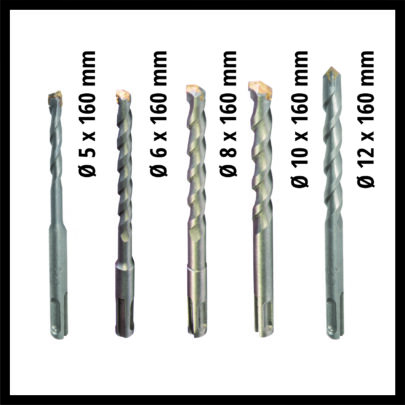 TE-HD 18 Li (1×2.5 Ah), Cordless Rotacioni Čekić, Akumulatorska čekić bušilica Set - 16