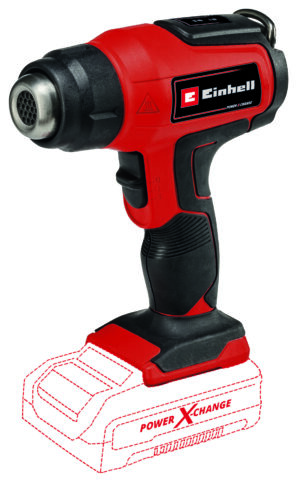 EINHELL Akumulatorski pištolj za vruć vazduh TE-HA 18 Li + 2,5 Ah Starter Kit - 2