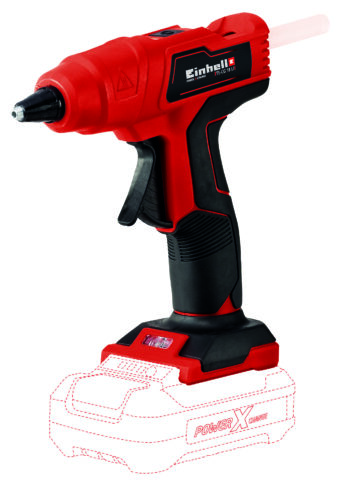 EINHELL Akumulatorski pištolj za vruće lepljenje TE-CG 18 Li + 2,5 Ah Starter Kit - 2