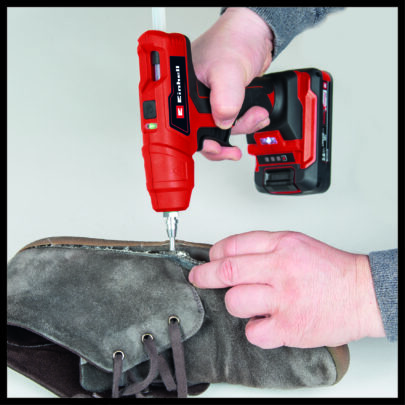 EINHELL Akumulatorski pištolj za vruće lepljenje TE-CG 18 Li + 2,5 Ah Starter Kit - 6