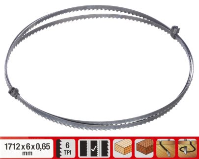 List tertere 1712x6x0,65mm Z6, Pribor za TC-SB 245 L - 1