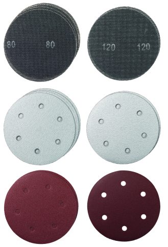 15-delni set brusnih mreža i papira Ø225mm (G80 i G120), Pribor za brusilicu za zidove TC-DW 225, TC-DW 225 X - 1