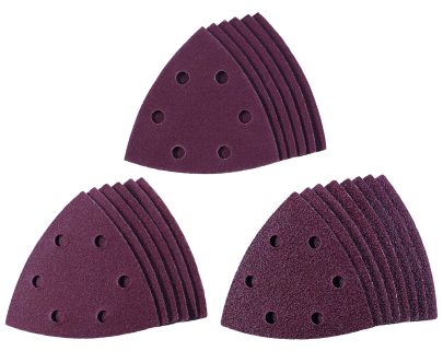 20-delni set brusnih papira 93mm (8xG60, 6xG120, 6xG180), Pribor za TC-DS 19, TE-TK 12, VARRITO - 1
