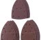 15-delni set Q-Stick delta brusnih papira 150x100mm (5xG60, 5xG120, 5xG180), Pribor za TE-OS 1320 , TH-OS 1016 - 1
