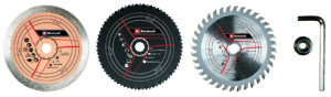 EINHELL 5-delni set reznih ploča 89x10mm (1x tct rezni disk, 1x dijamantni rezni disk, 1x hss rezni disk), Pribor za TE-CS 18/89 Li- Solo 49575915 - 1