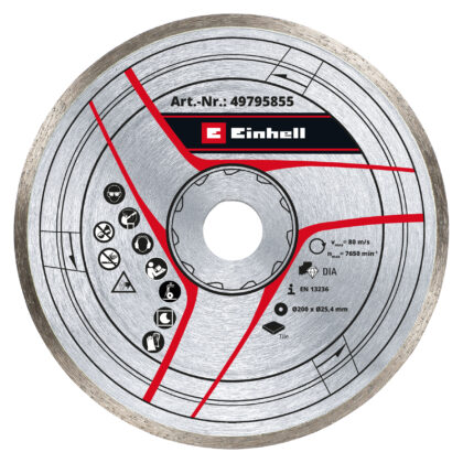 EINHELL Dijamantna rezna ploča 200x25,4 (brzina 80 m/s), Pribor za rezače granita i pločica 49795855 - 1