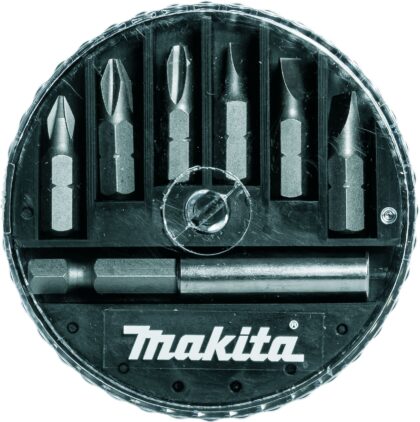 MAKITA D-73265 7 delni komplet 25 bit nastavaka (PH,SL) + adapter - 1