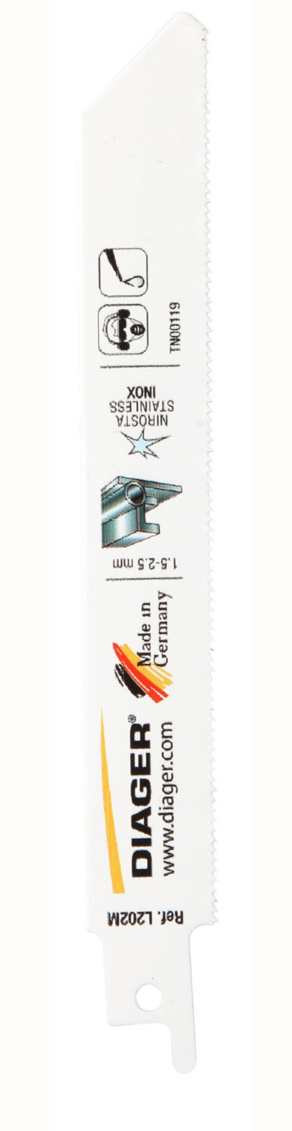 DIAGER BI-METAL List za univerzalnu testeru za cevi - 1