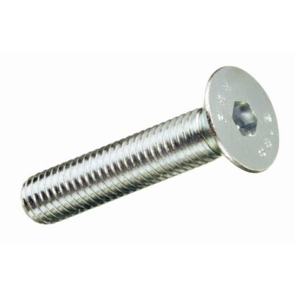 T-FIX DIN 7991 Imbus vijak - beli kv.10.9 - 1