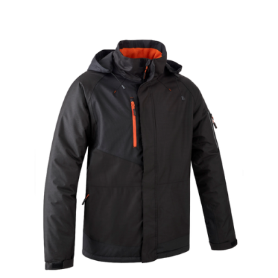 Ripstop parka YUZU crno – narandžasta - 1