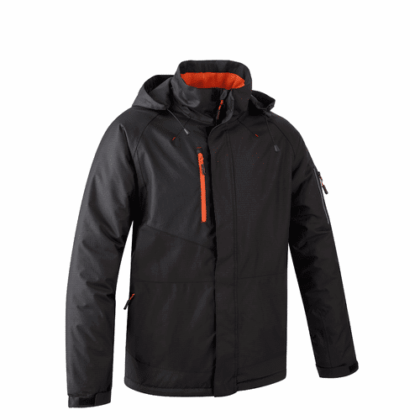 LACUNA YUZU Ripstop parka crno - narandžasta - 1