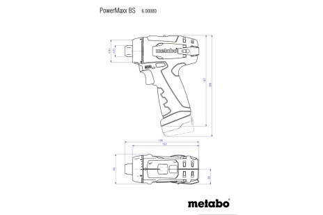 METABO PowerMaxx BS Basic (12V/2x2.0Ah Li-Power) Aku.bušilica zavrtač u malom koferu 600984500 - 4
