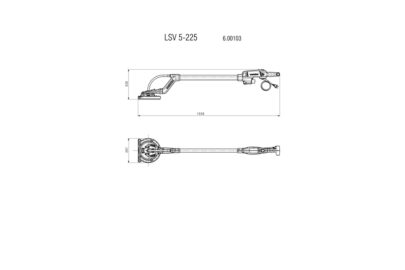 LSV 5-225 el.rotaciona brusilica/žirafa sa produzenim vratom - 2