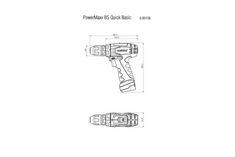 METABO PowerMaxx BS BL (12V/2x2.0Ah Li-Power) Aku.bušilica zavrtač 601721500 - 5
