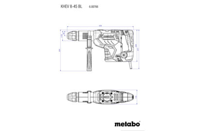 KHEV 8-45 BL, SDS-Max kombicekic - 8