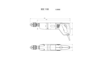 BDE 1100 R+L, busilica dvobrzinska - 3