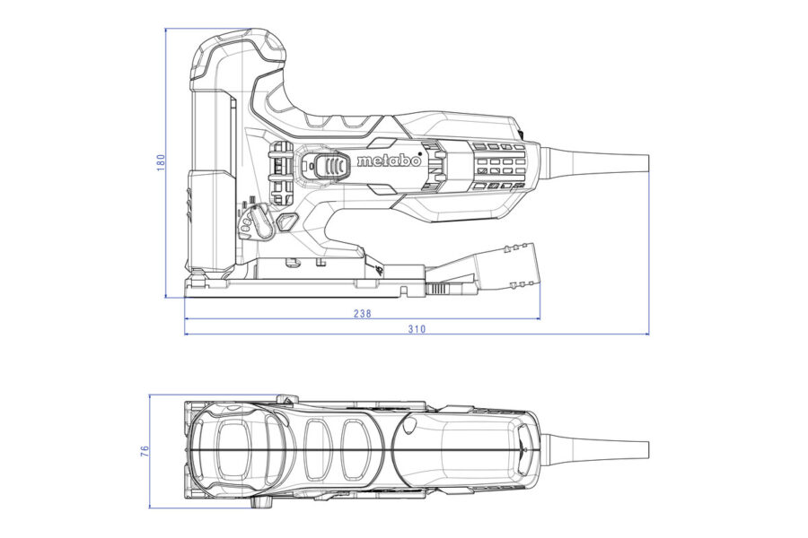 METABO STE 100 Quick Ubodna testera 601100000 - 3