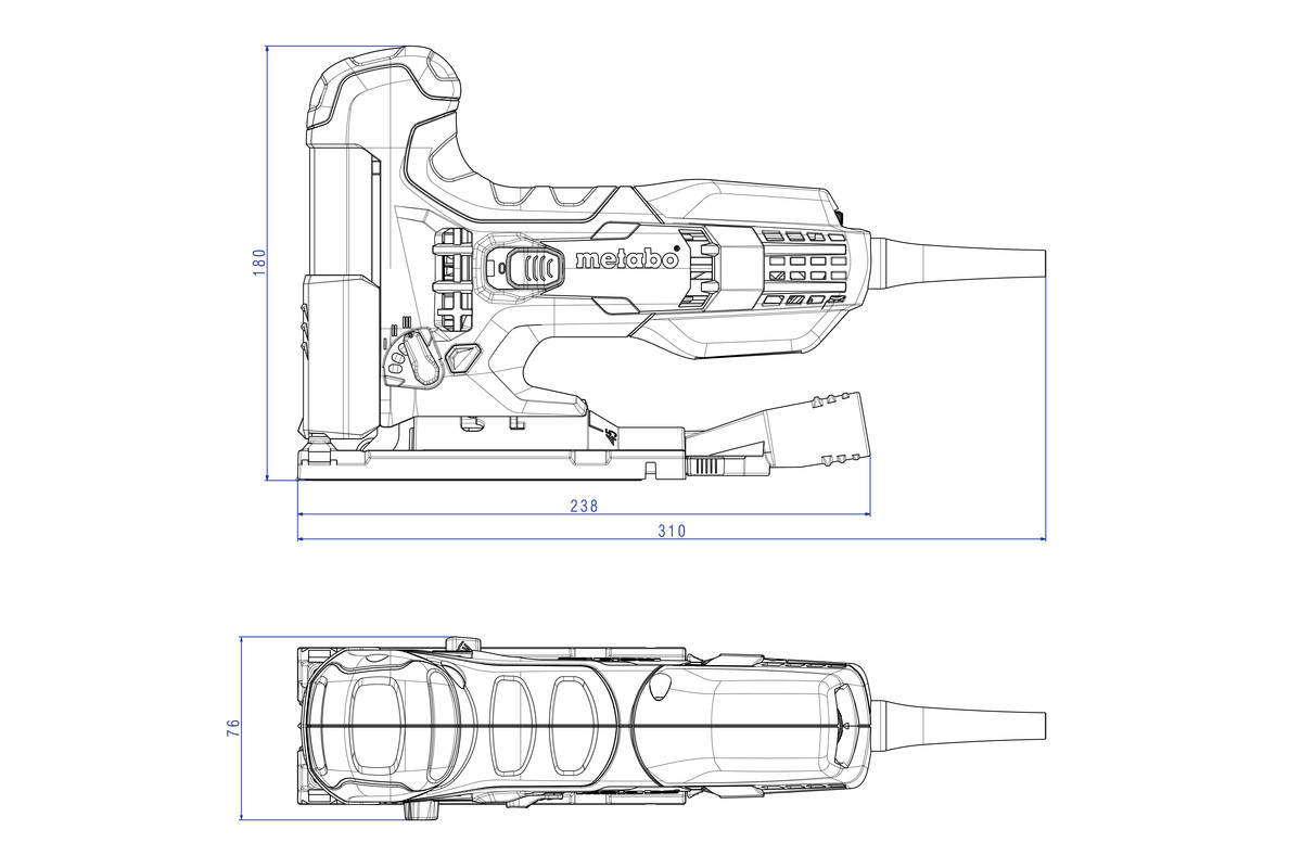 METABO STE 100 Quick Ubodna testera 601100000 - 3