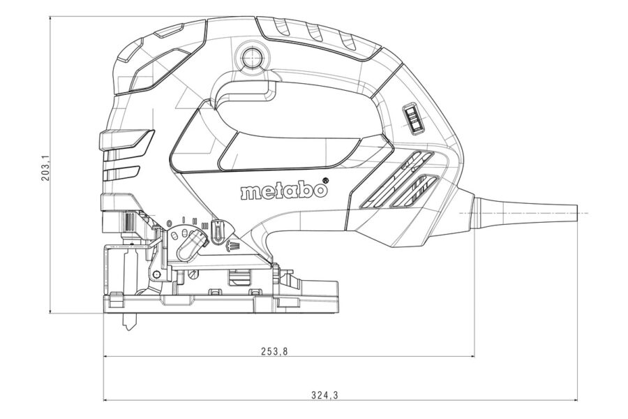 METABO STEB 140 Ubodna testera 601402000 - 3