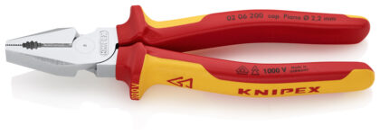 KNIPEX Kombinovana klešta velike snage 1000V VDE 200mm 02 06 200 - 1