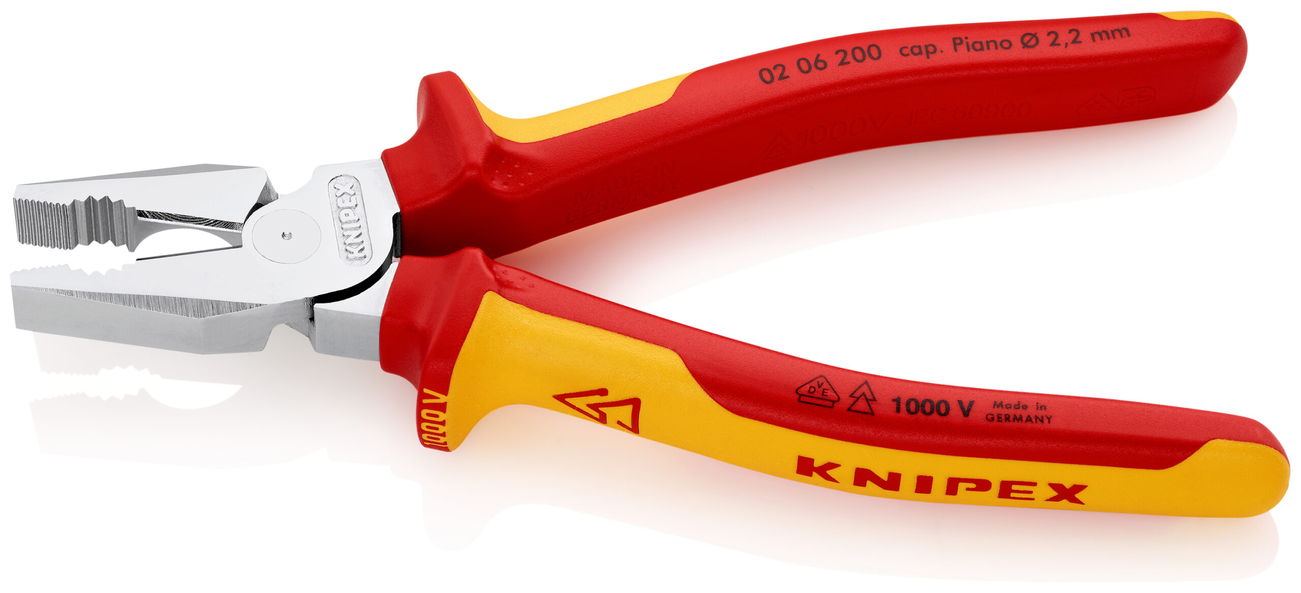 KNIPEX Kombinovana klešta velike snage 1000V VDE 200mm 02 06 200 - 5