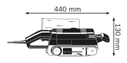 Tračna brusilica/šlajferica GBS 75 AE Professional - 3