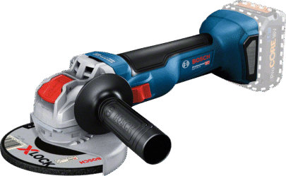 Akumulatorska ugaona brusilica GWX 18V-10 Professional - 1