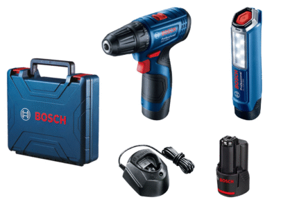Kombinovani komplet: GSR 120-LI + GLI 12V-300 + 2 x GBA 12V 2.0Ah + GAL 1210 CV u koferu za nošenje - 1