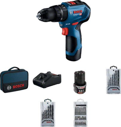 Akumulatorska vibraciona bušilica-odvrtač GSB 12V-30 Professional - 1