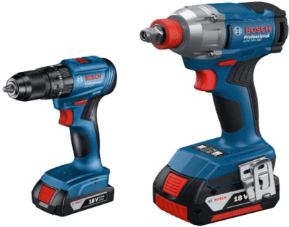 Kombinovani komplet: Akumulatorski rotacioni udarni odvrtač GDX 18V-285+Akumulatorska vibraciona bušilica GSB 185-LI - 1