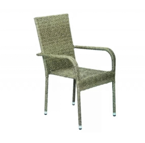 GREEN BAY Bay stolica od ratana - siva 060350 - 2